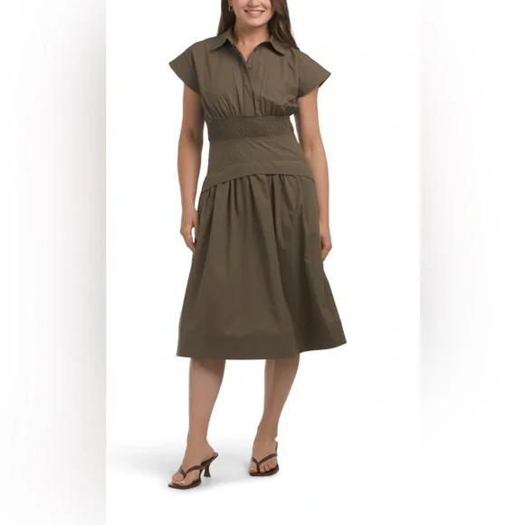 white christmas dresses Magaschoni NY Black/Yellow/Beige Sweater Dress, S – Second Serve Resale